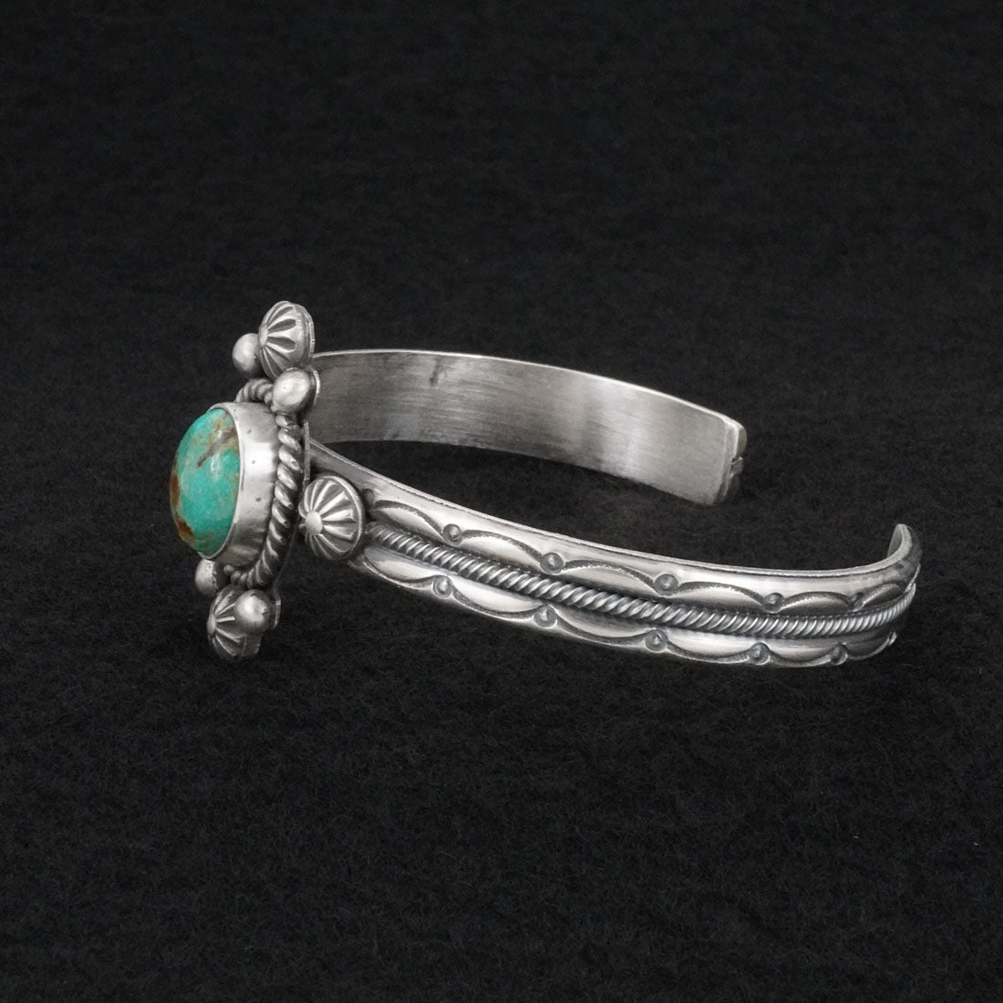 Michael Calladitto Turquoise & Sterling Silver Bracelet