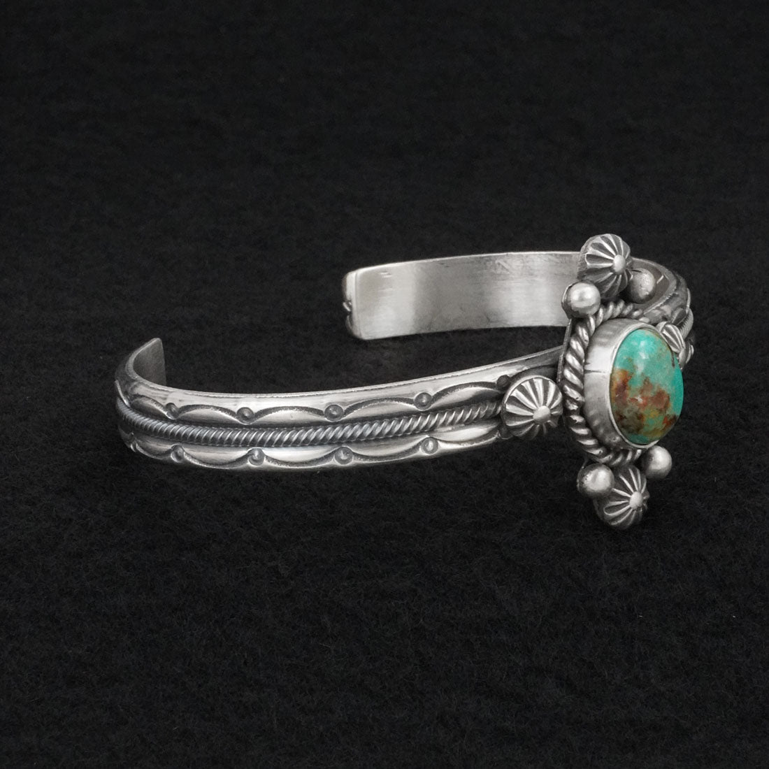 Michael Calladitto Turquoise & Sterling Silver Bracelet