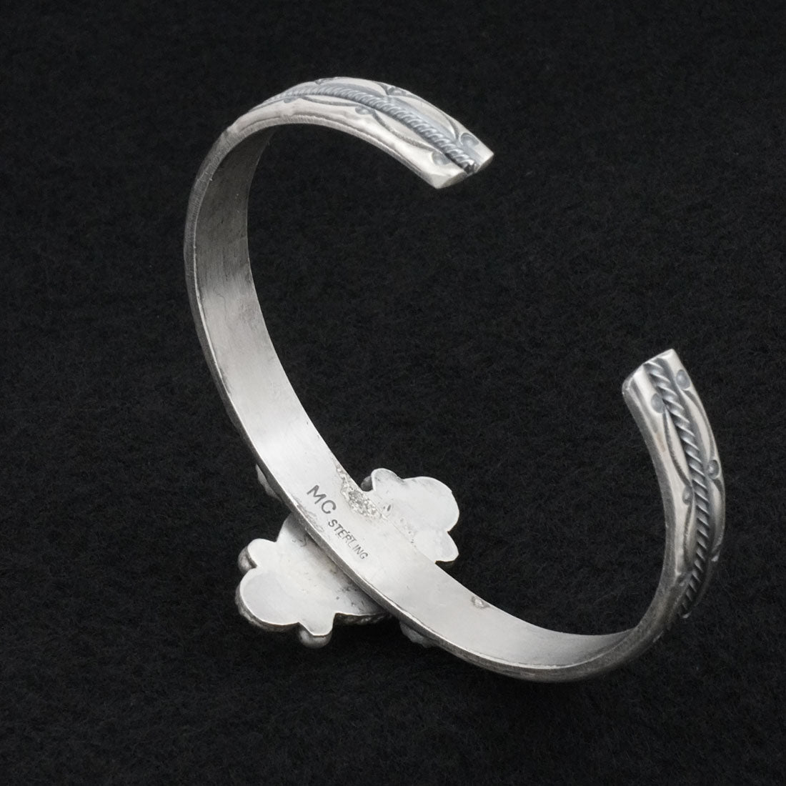 Michael Calladitto Turquoise & Sterling Silver Bracelet