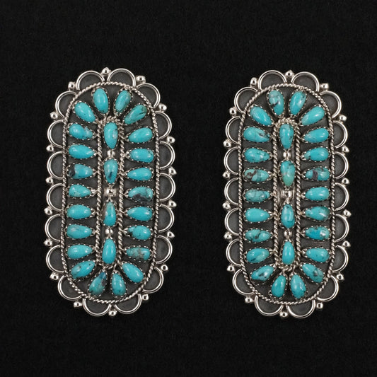 Gerald Mitchell Turquoise & Sterling Silver Earrings