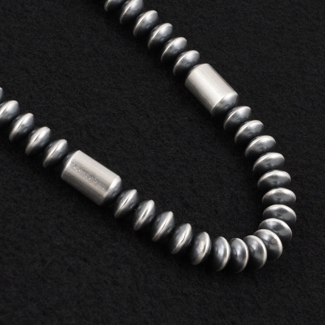 Tonisha Haley Sterling Silver Navajo Pearl Necklace 22"