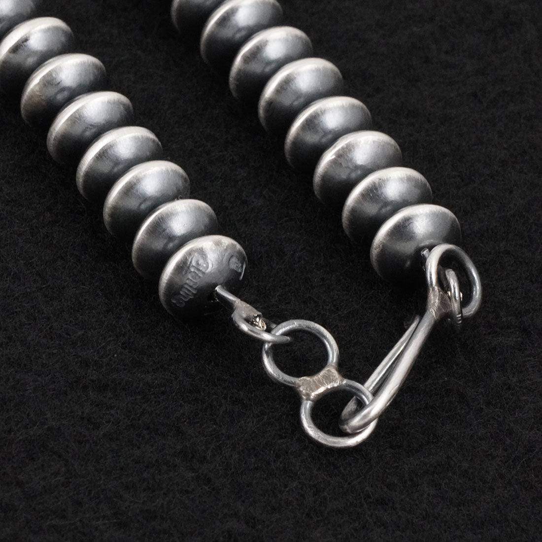 Tonisha Haley Sterling Silver Navajo Pearl Necklace 22"