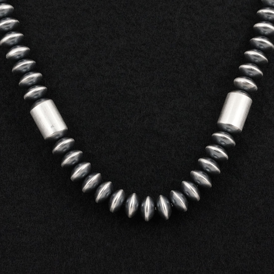 Tonisha Haley Sterling Silver Navajo Pearl Necklace 20"