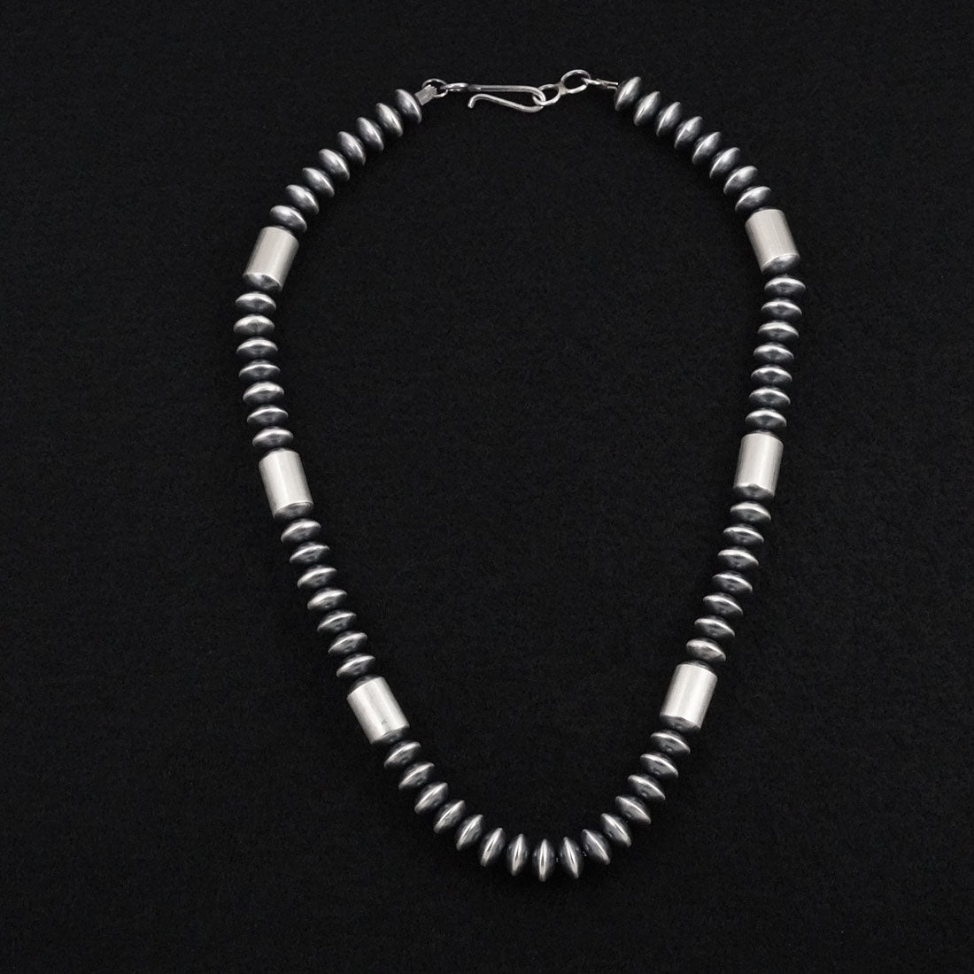 Tonisha Haley Sterling Silver Navajo Pearl Necklace 20"