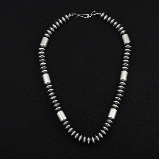 Tonisha Haley Sterling Silver Navajo Pearl Necklace 20"