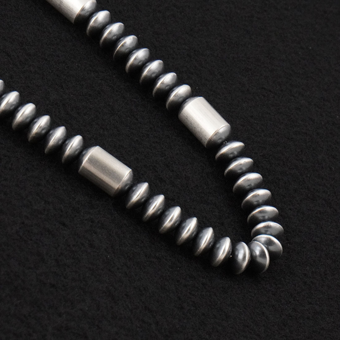 Tonisha Haley Sterling Silver Navajo Pearl Necklace 20"