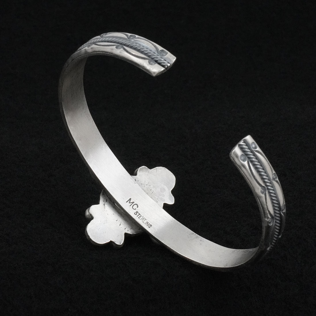 Michael Calladitto Turquoise & Sterling Silver Bracelet