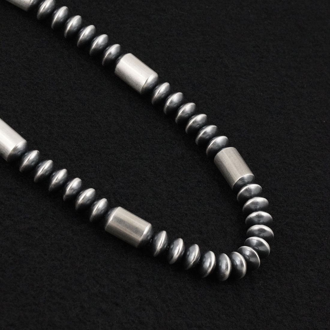 Tonisha Haley Sterling Silver Navajo Pearl Necklace 18"
