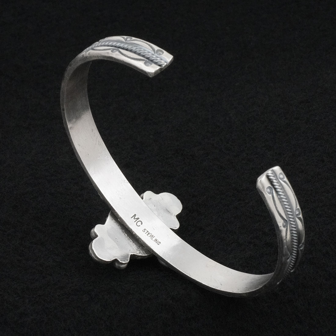 Michael Calladitto Turquoise & Sterling Silver Bracelet