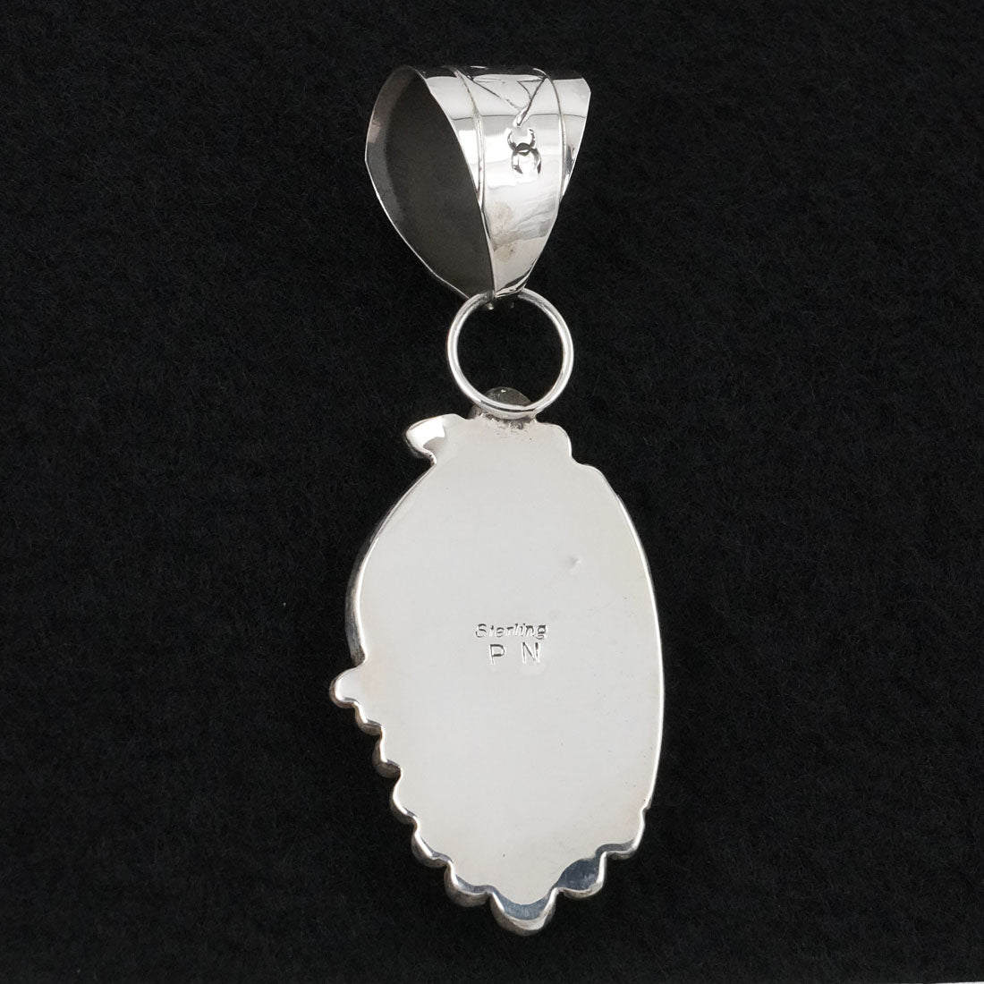 Phil Nez Turquoise & Sterling Silver Pendant