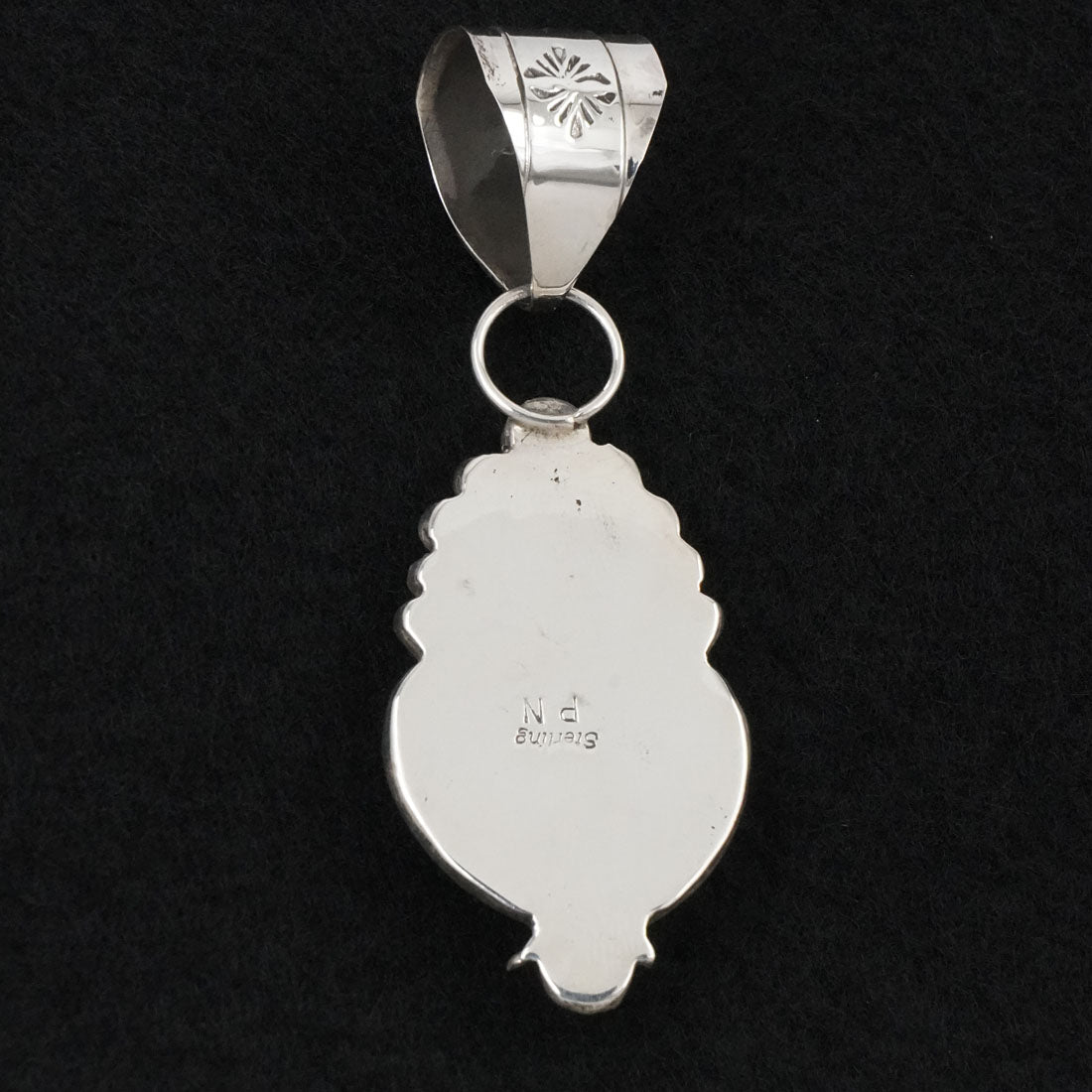 Phil Nez Turquoise & Sterling Silver Pendant