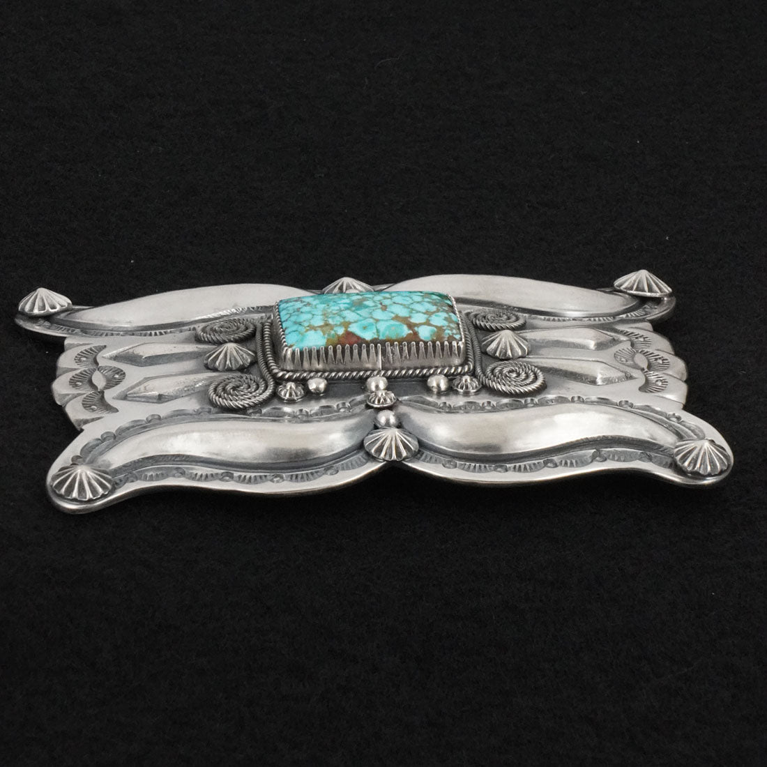 Delbert Gordon Turquoise & Sterling Silver Belt Buckle
