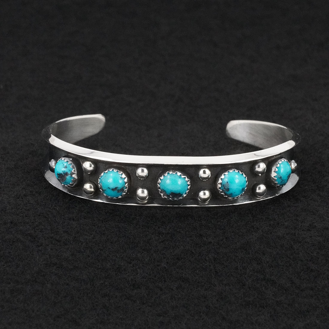 Paul Largo Turquoise & Sterling Silver Bracelet