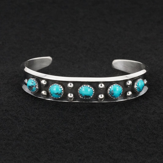 Paul Largo Turquoise & Sterling Silver Bracelet