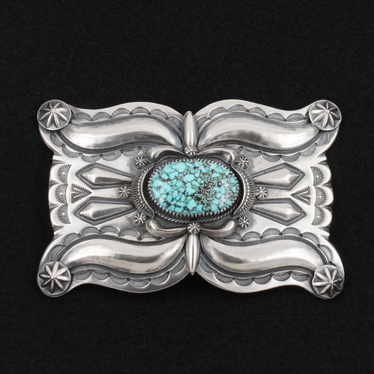 Delbert Gordon Turquoise & Sterling Silver Belt Buckle