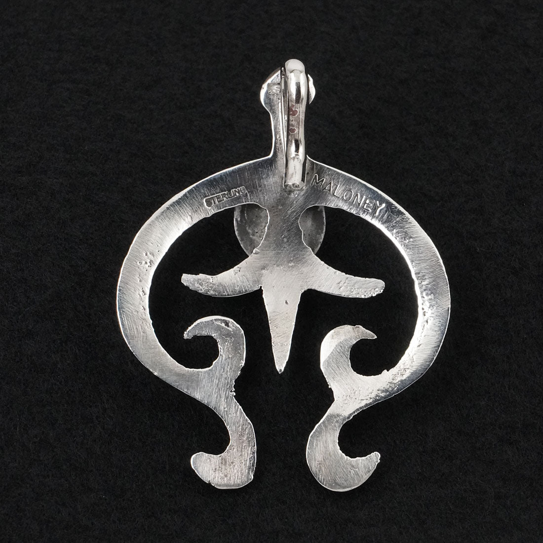 Leonard Maloney Turquoise & Sterling Silver Pendant