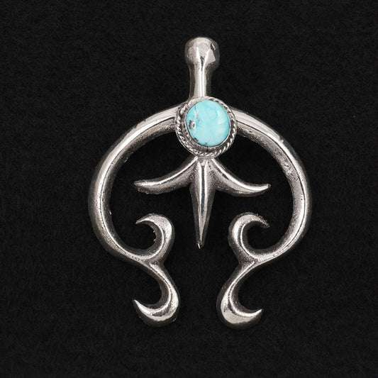 Leonard Maloney Turquoise & Sterling Silver Pendant