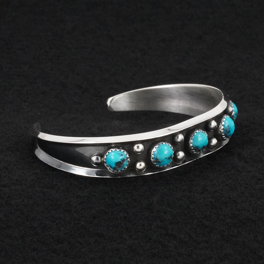 Paul Largo Turquoise & Sterling Silver Bracelet