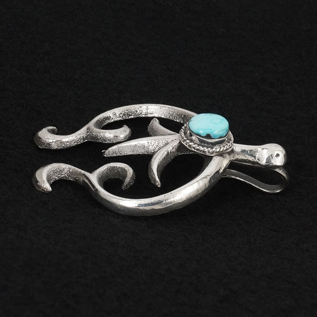 Leonard Maloney Turquoise & Sterling Silver Pendant