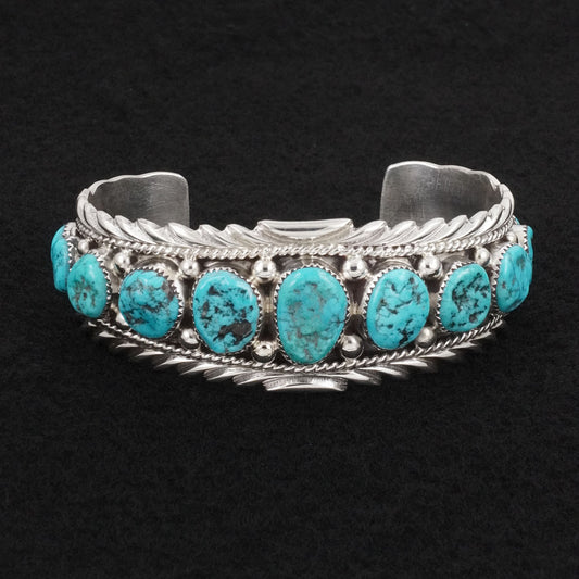 Anthony Brown Turquoise & Sterling Silver Bracelet