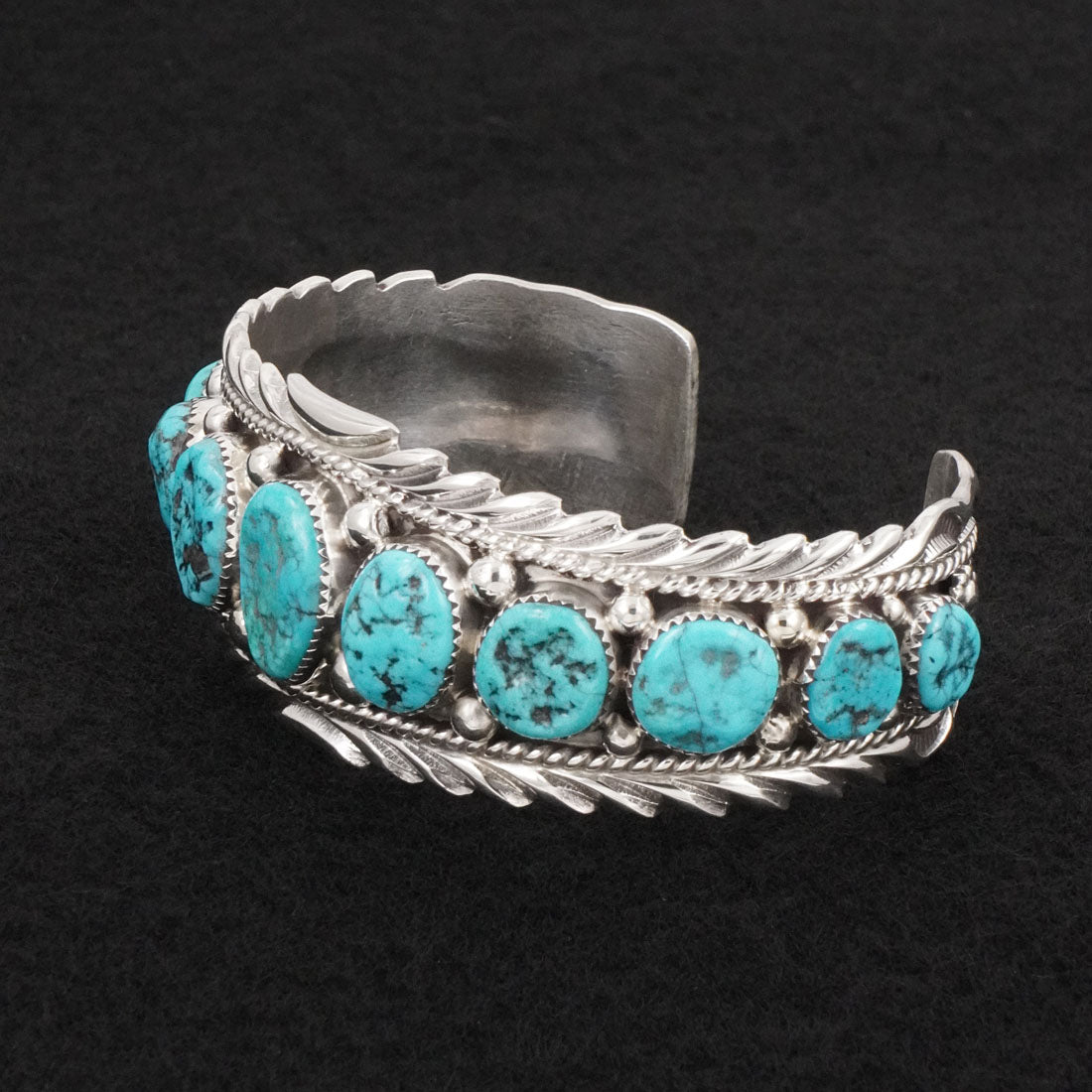 Anthony Brown Turquoise & Sterling Silver Bracelet