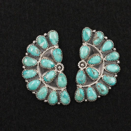 Gerald Mitchell Turquoise & Sterling Silver Earrings