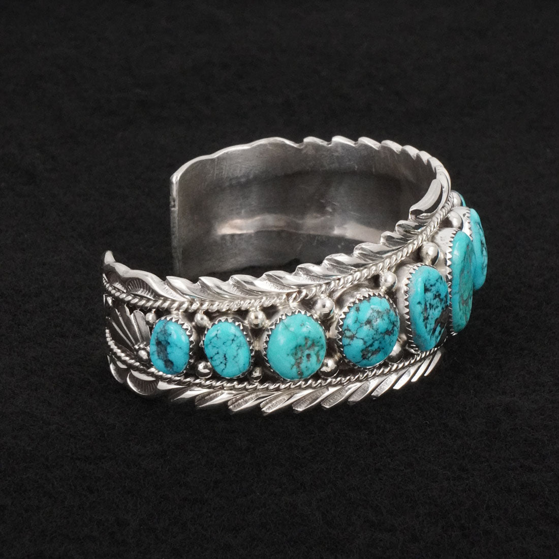Anthony Brown Turquoise & Sterling Silver Bracelet