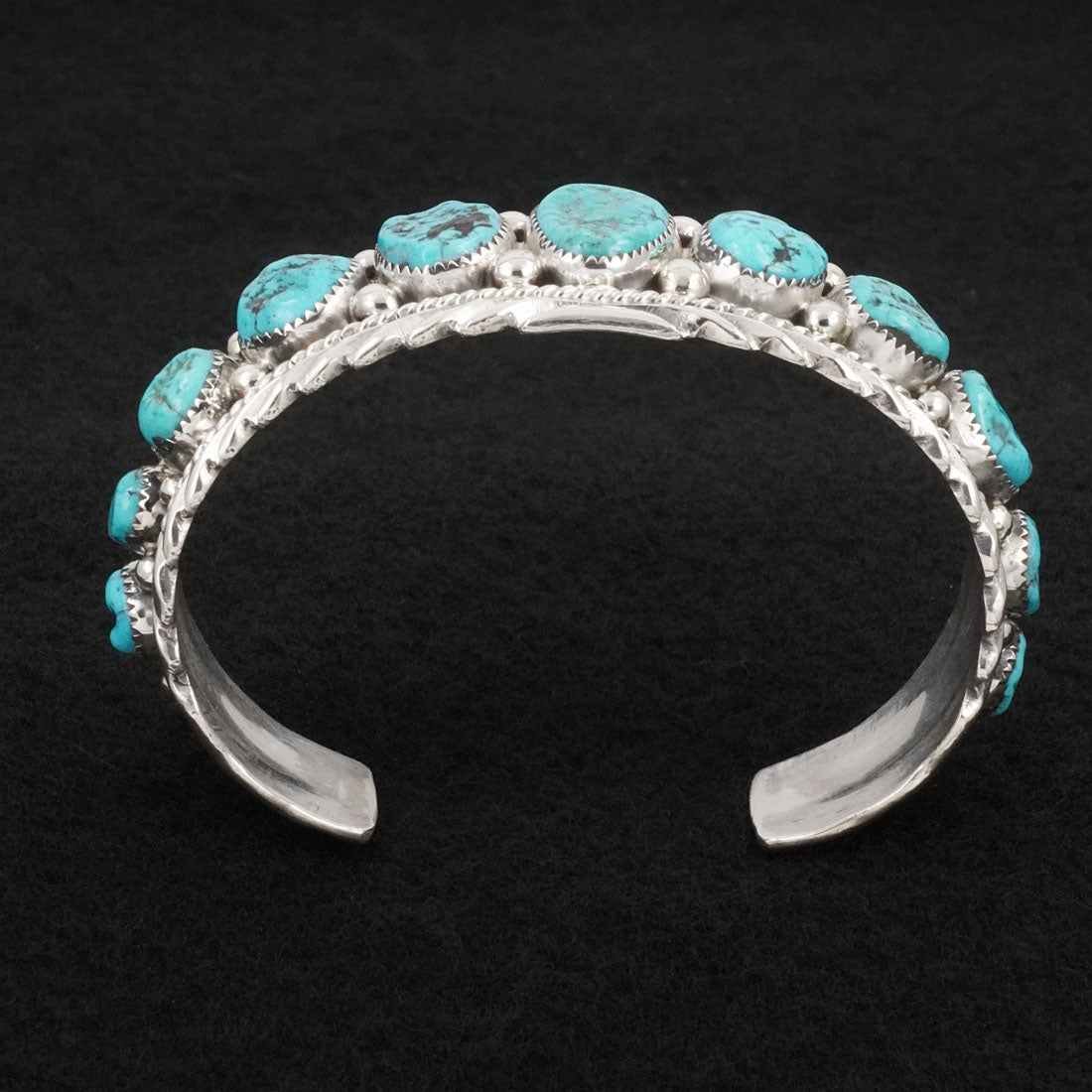 Anthony Brown Turquoise & Sterling Silver Bracelet