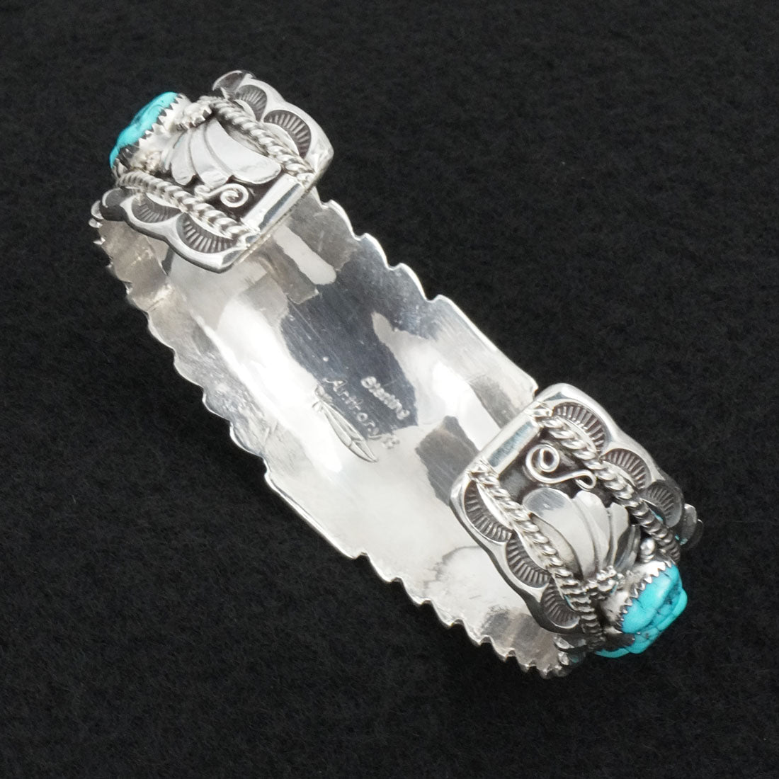 Anthony Brown Turquoise & Sterling Silver Bracelet
