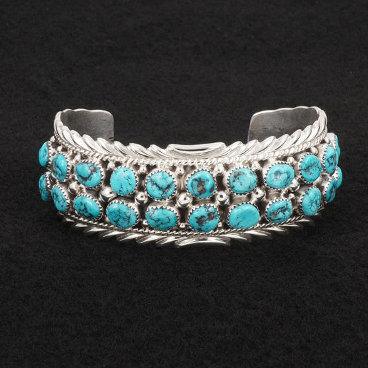 Anthony Brown Turquoise & Sterling Silver Bracelet