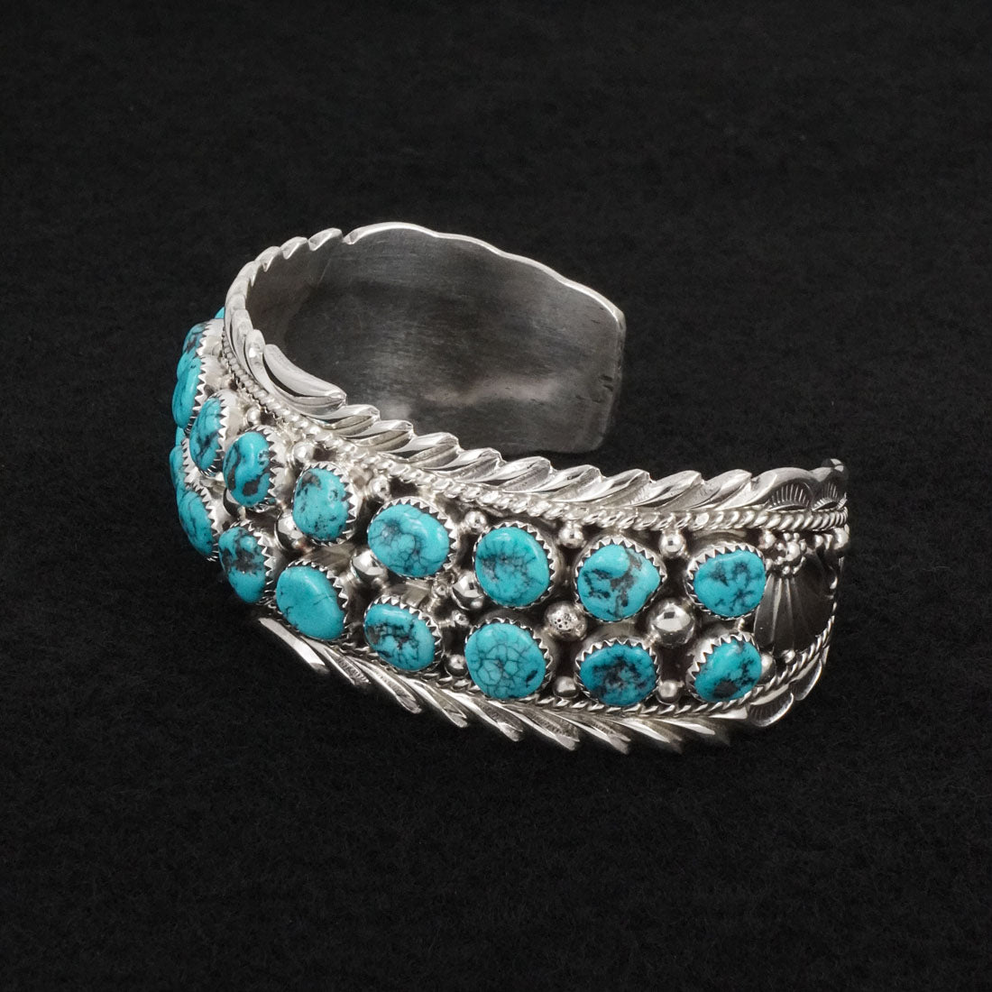 Anthony Brown Turquoise & Sterling Silver Bracelet