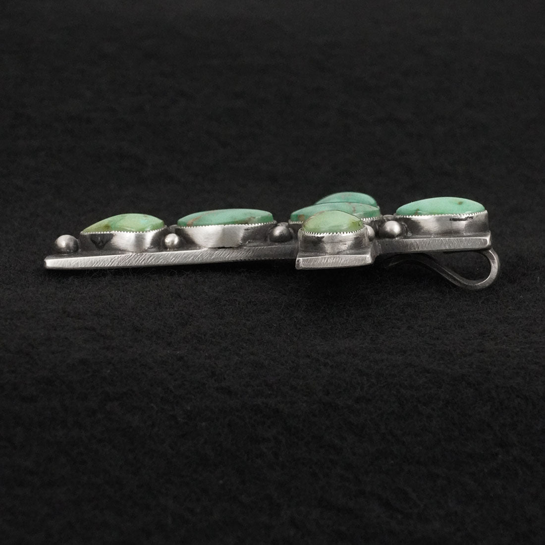 Calvin Martinez Turquoise & Sterling Silver Pendant