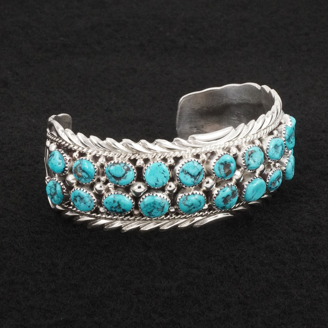 Anthony Brown Turquoise & Sterling Silver Bracelet