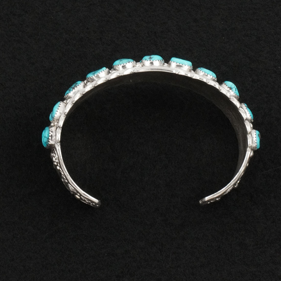 Anthony Brown Turquoise & Sterling Silver Bracelet