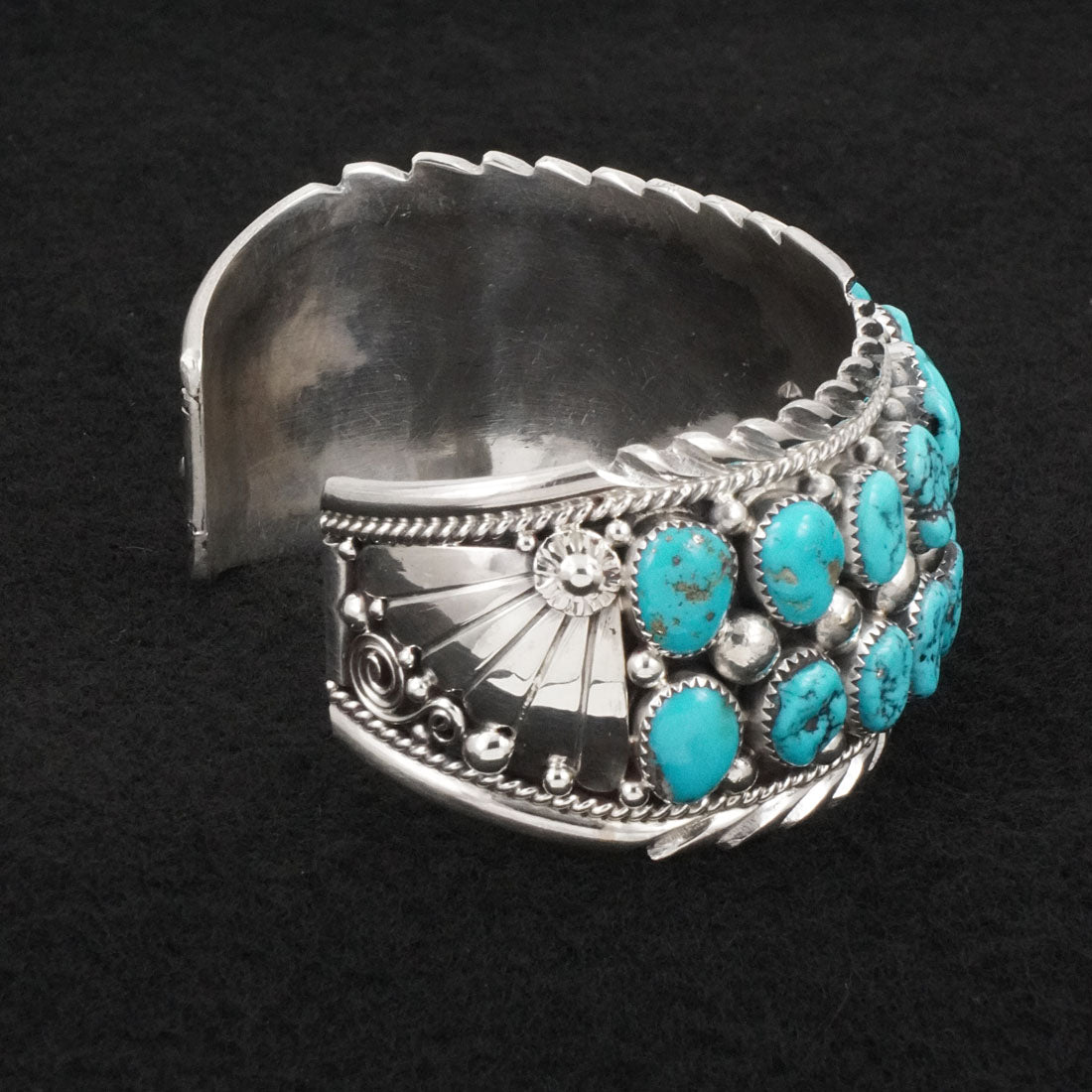 Anthony Brown Turquoise & Sterling Silver Bracelet