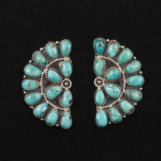 Gerald Mitchell Turquoise & Sterling Silver Earrings