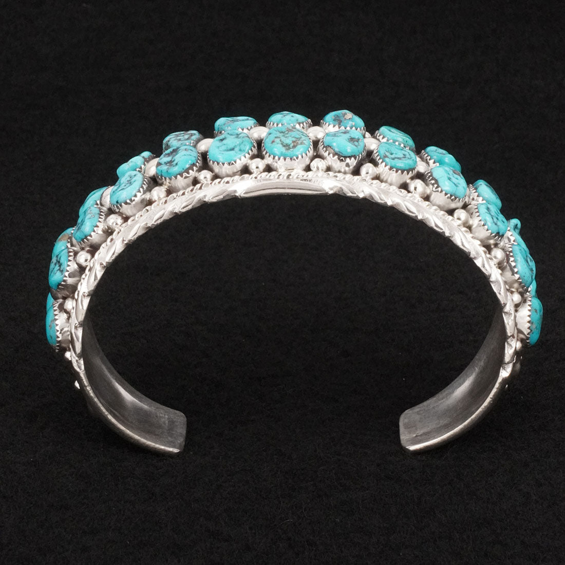Anthony Brown Turquoise & Sterling Silver Bracelet