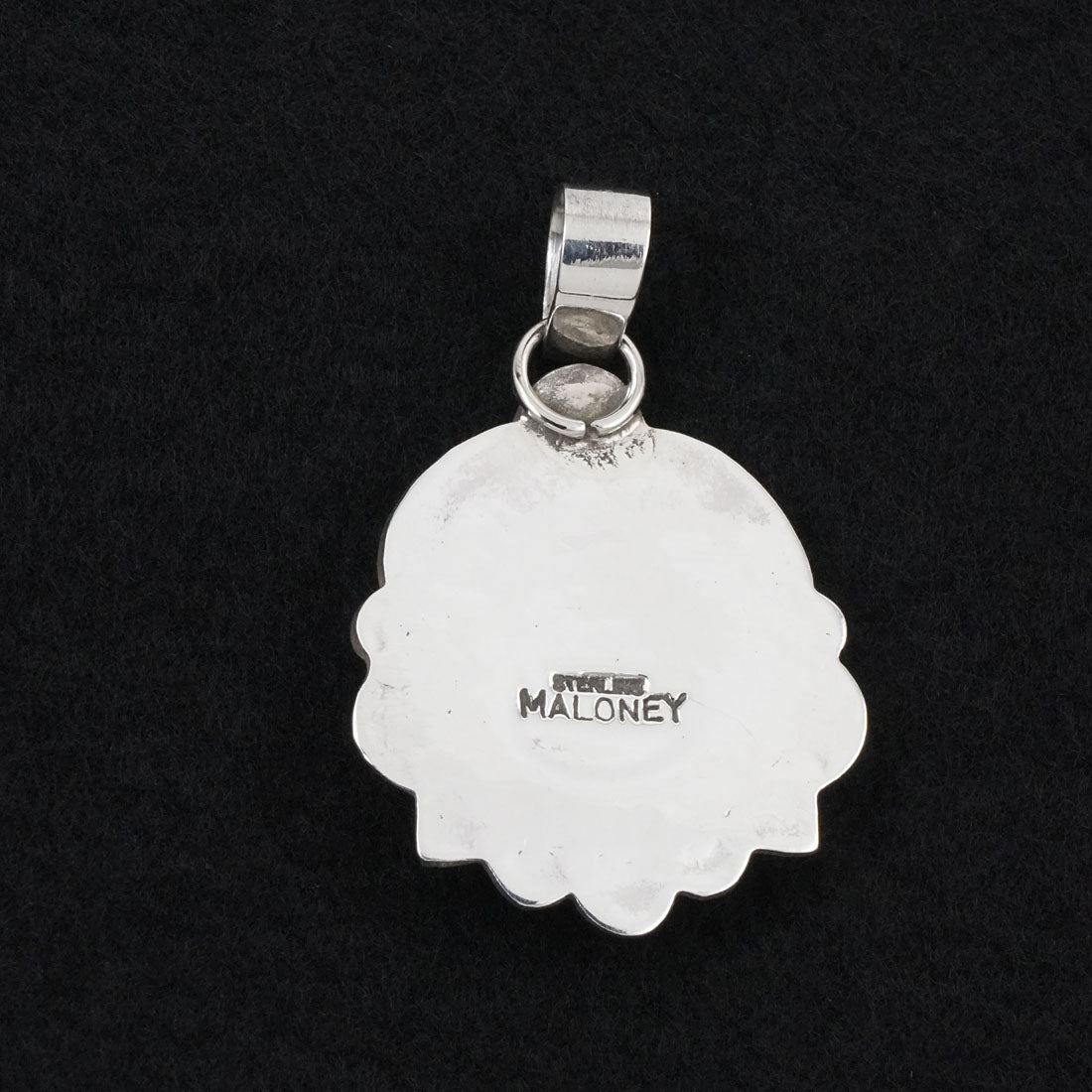 Leonard Maloney Turquoise & Sterling Silver Pendant