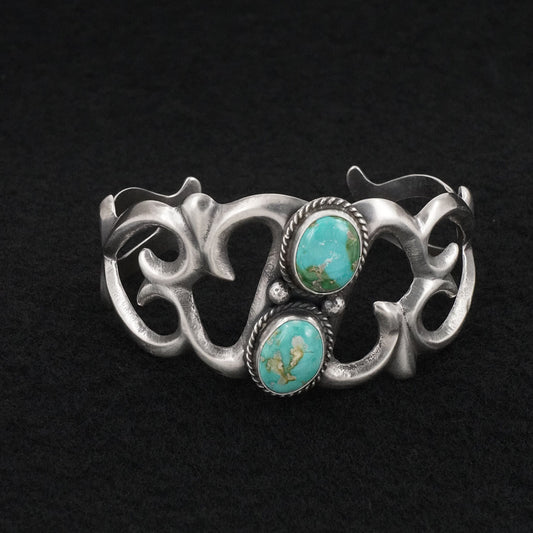 Eugene Gruber Turquoise & Sterling Silver Bracelet