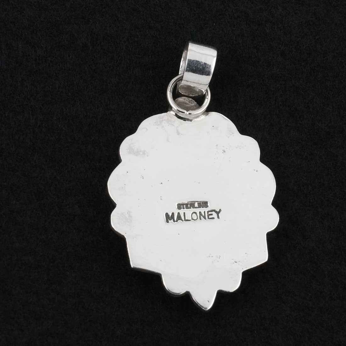 Leonard Maloney Turquoise & Sterling Silver Pendant