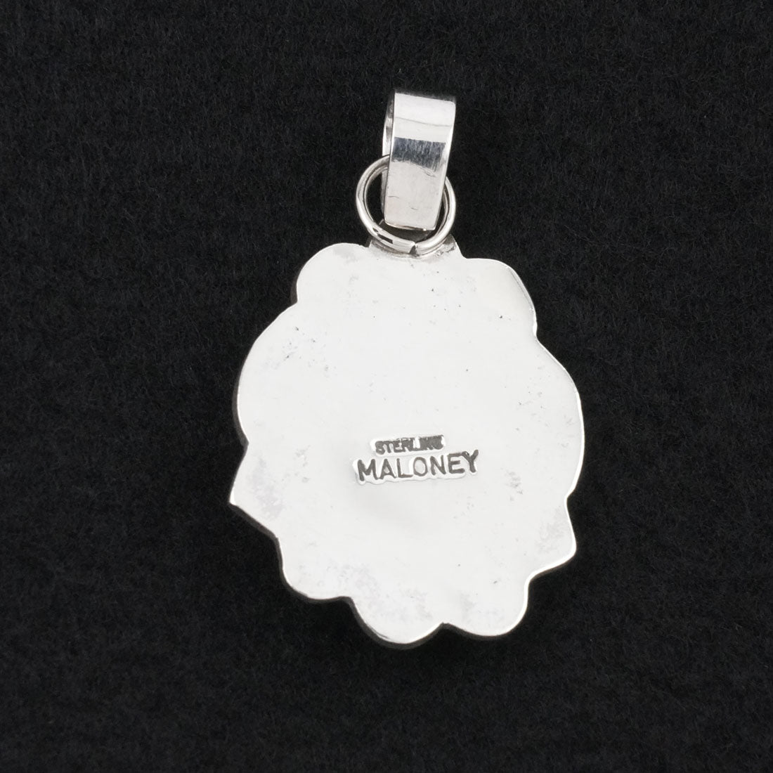 Leonard Maloney Turquoise & Sterling Silver Pendant