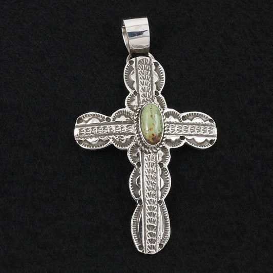 Leonard Maloney Turquoise & Sterling Silver Pendant