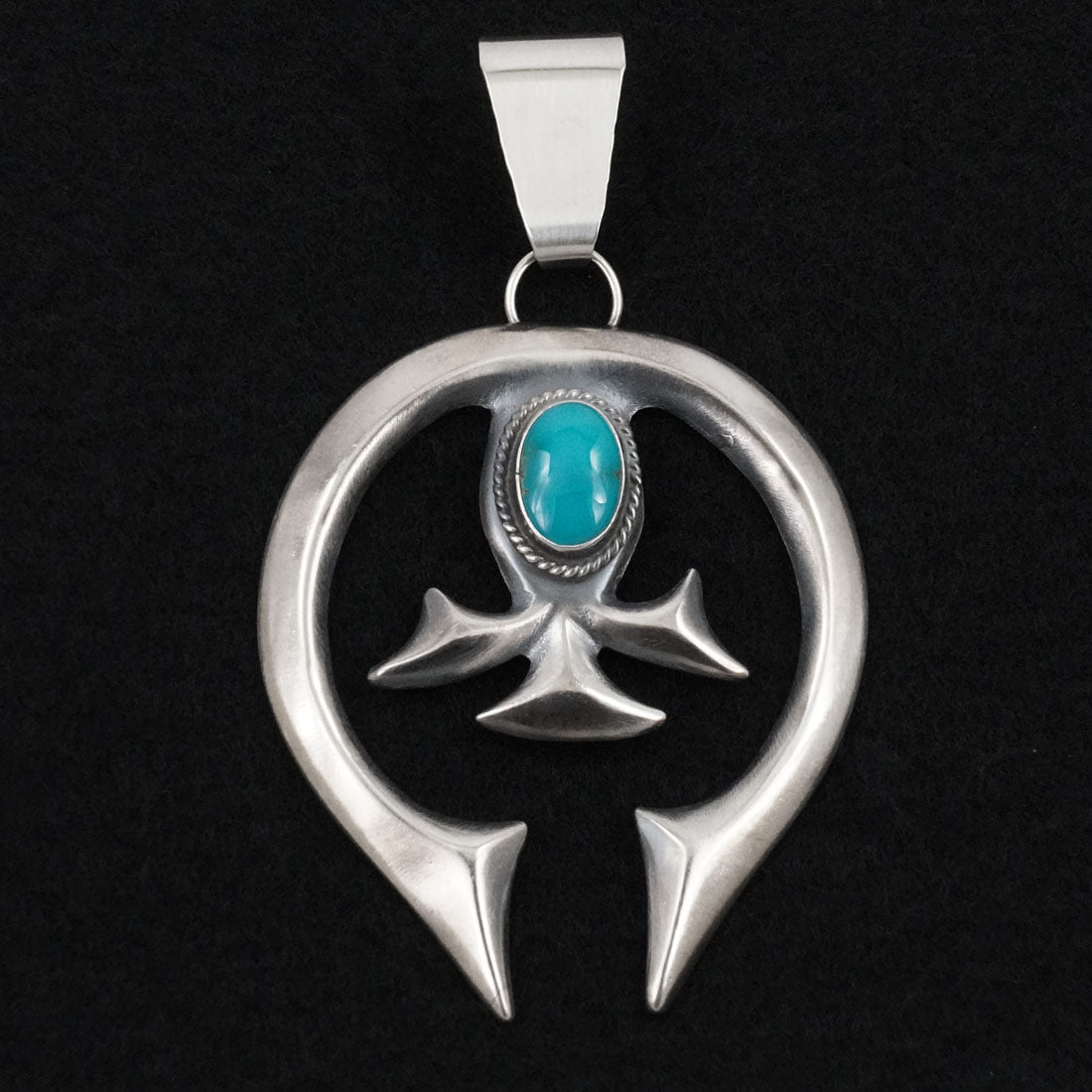 Eugene Gruber Turquoise & Sterling Silver Pendant