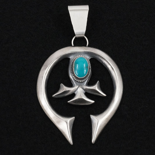 Eugene Gruber Turquoise & Sterling Silver Pendant