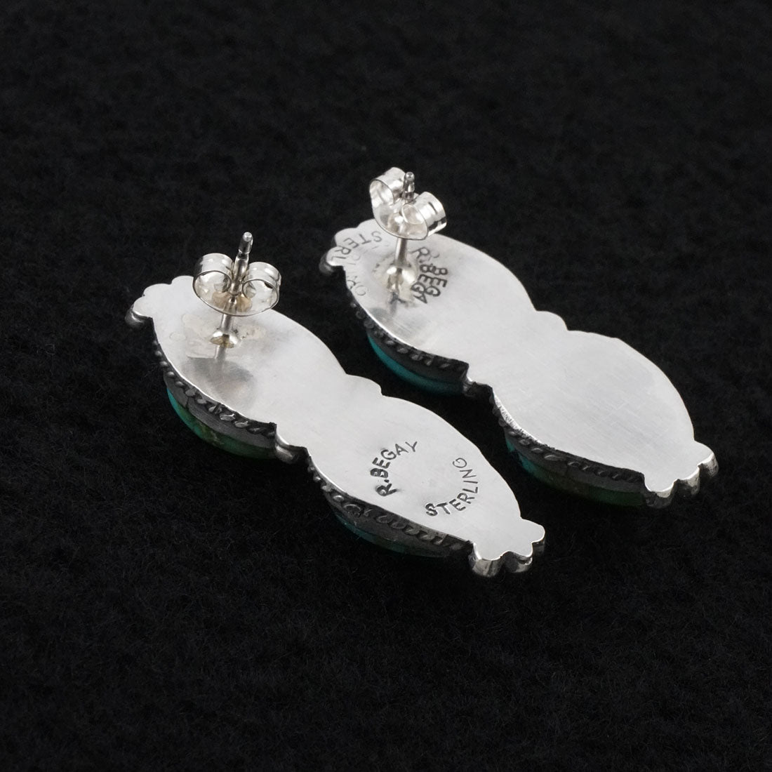 Rena Begay Turquoise & Sterling Silver Earrings