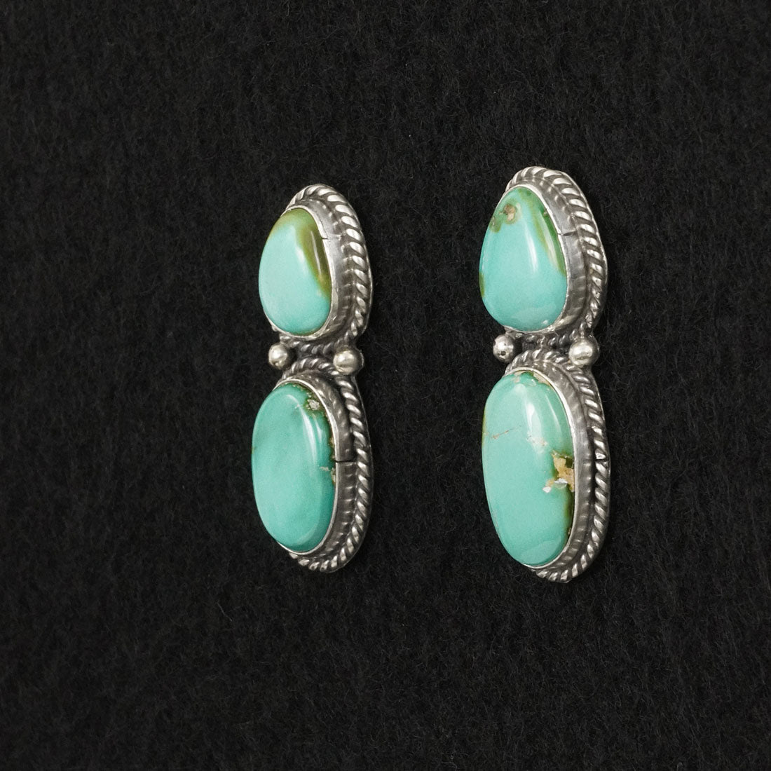 Rena Begay Turquoise & Sterling Silver Earrings