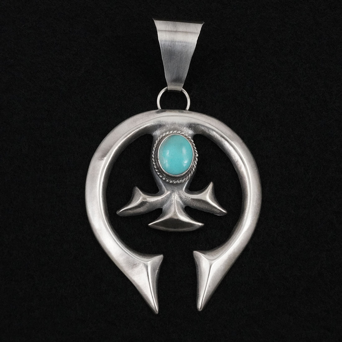 Eugene Gruber Turquoise & Sterling Silver Pendant