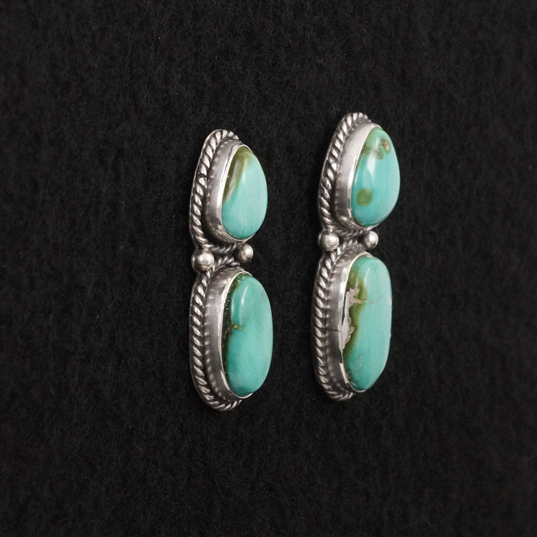 Rena Begay Turquoise & Sterling Silver Earrings