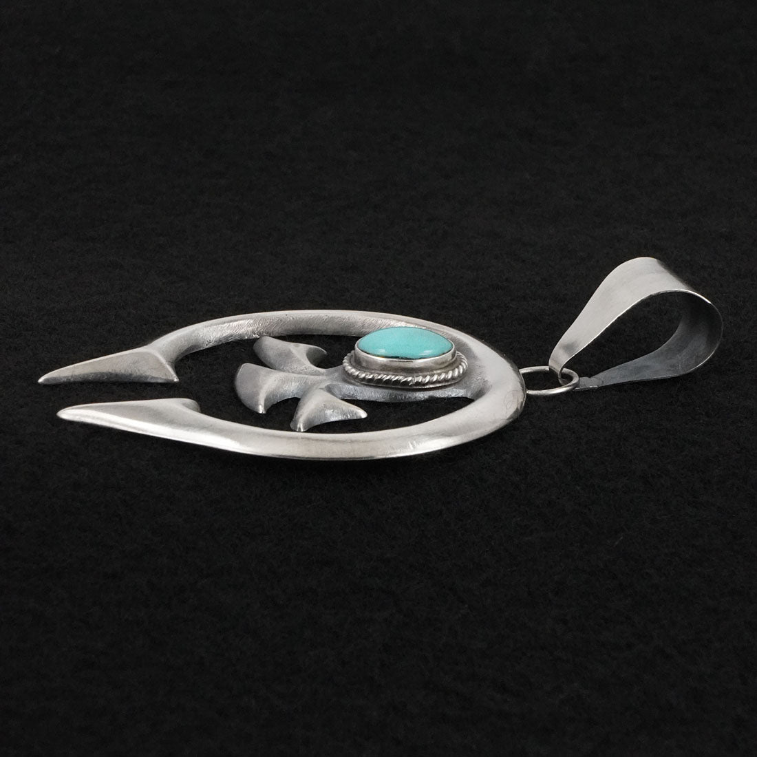 Eugene Gruber Turquoise & Sterling Silver Pendant