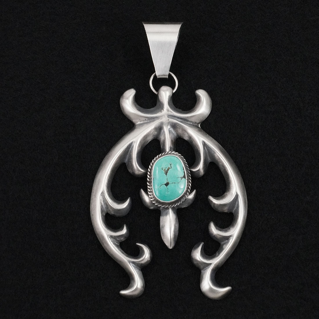 Eugene Gruber Turquoise & Sterling Silver Pendant